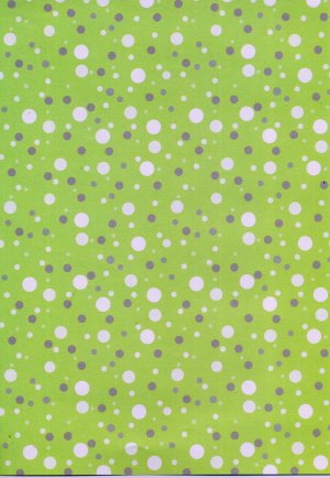 Backing Paper A4 - Green Dots (BCM50010)